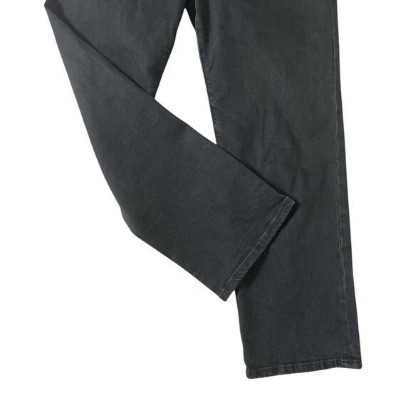 H&M Vintage Straight Ultra High Waist Ankle Washed Black Jeans 8 - Picture 2 of 7